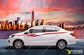 Tem Xe Mitsubishi Attrage - MAT003
