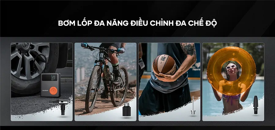 Kích Bình Bơm Lốp Vietmap DK-MF139 13000mAh - Ảnh 6