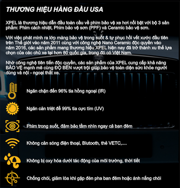 Phim cách nhiệt XPEL XRPL-20 kính hông cho ô tô - Ảnh 1