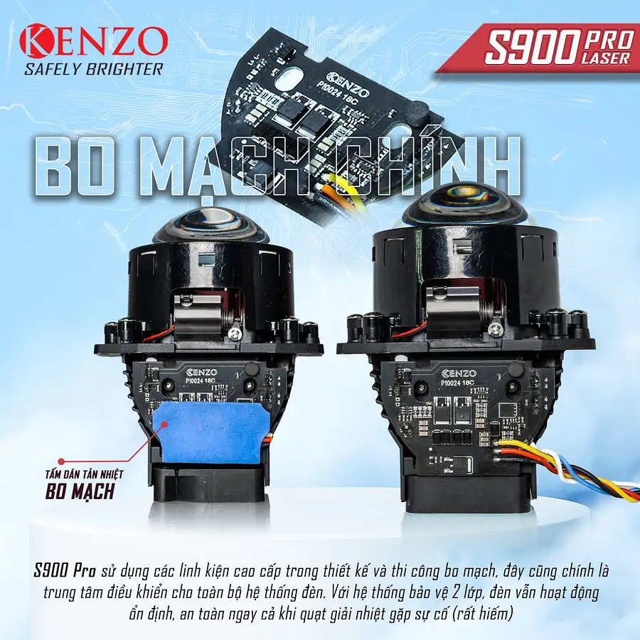 Bi Led Laser Kenzo S900 pro - Ảnh 7