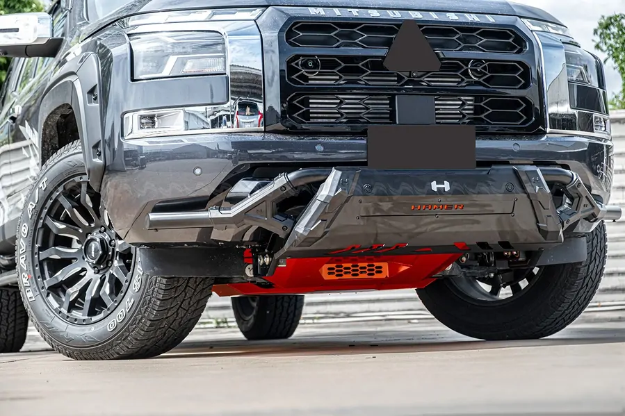 Chắn bùn gầm máy Hamer 3 tấm cho Mitsubishi Triton 2024+ - Ảnh 4