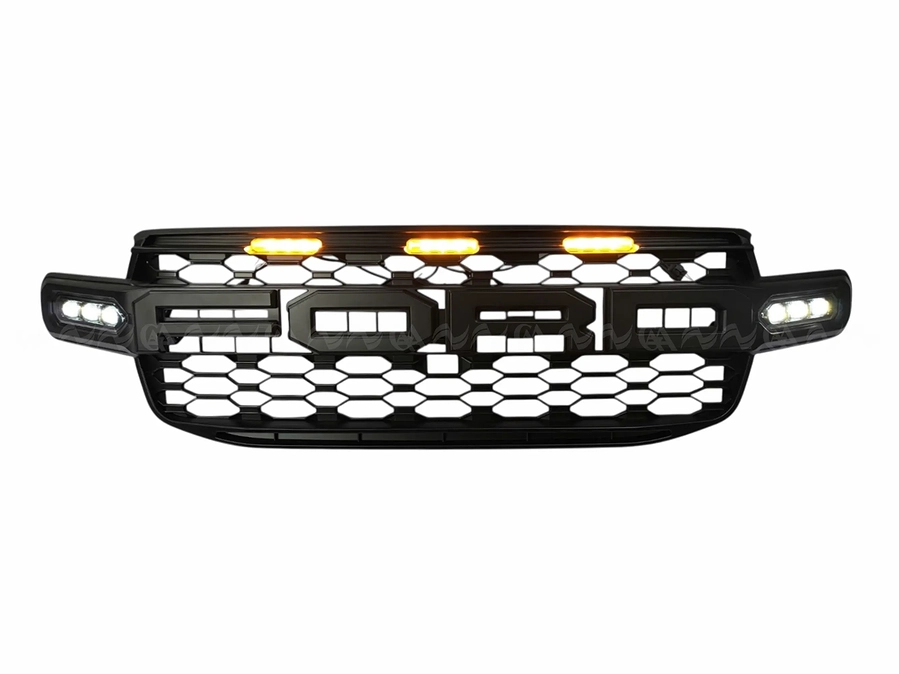 Mặt ca lăng Ford Ranger & Everest 2022+ có LED và Xi nhan - Ảnh 1