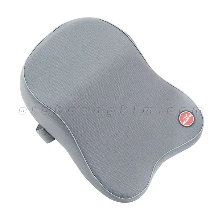 Gối cổ GC08 cao su non lớn xám - Ảnh 2