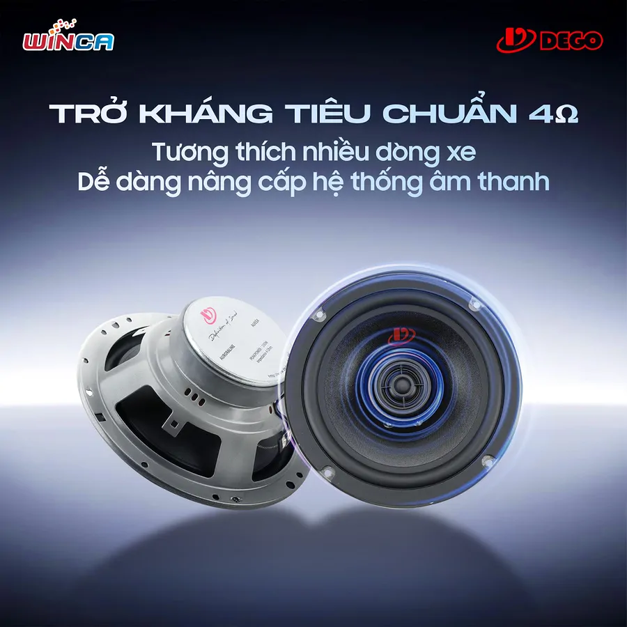 Loa Dego AU65X 6.5 inch đồng trục - Nâng tầm âm thanh xe hơi - Ảnh 2