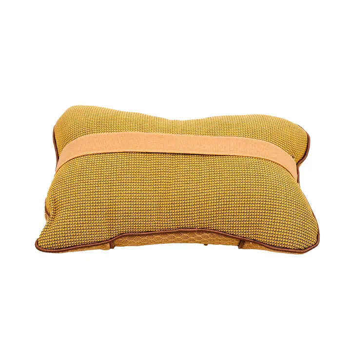 Gối cổ GC06 gòn khúc xương hạt kem - Ảnh 2