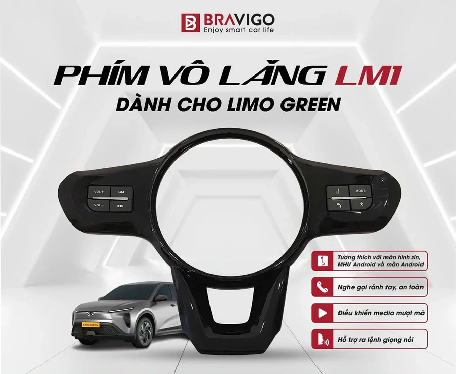 Khiển Vô Lăng Bravigo Limo Green LM1  - Ảnh 1