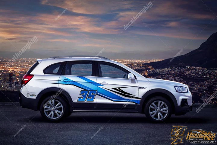 Tem Xe Chevrolet Captiva - CCA015 - Ảnh 1