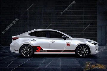 Tem Xe Mazda 3 - MA3008