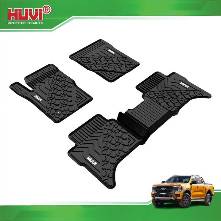 Thảm Lót Sàn Huvi Ford Ranger 2023 2D - Ảnh 3