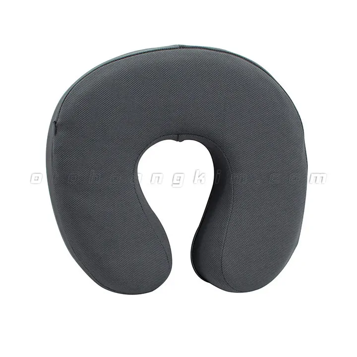 Gối cổ GC04 cao su non chữ U xám - Ảnh 2