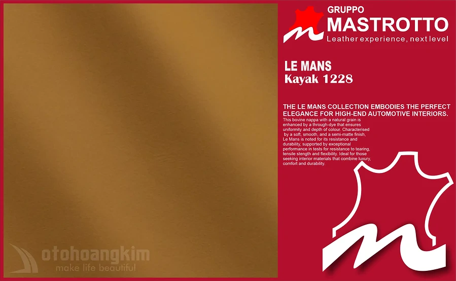 Da Lemans 1228 Kayak Cao Cấp Cho Nội Thất Maybach - Ảnh 1