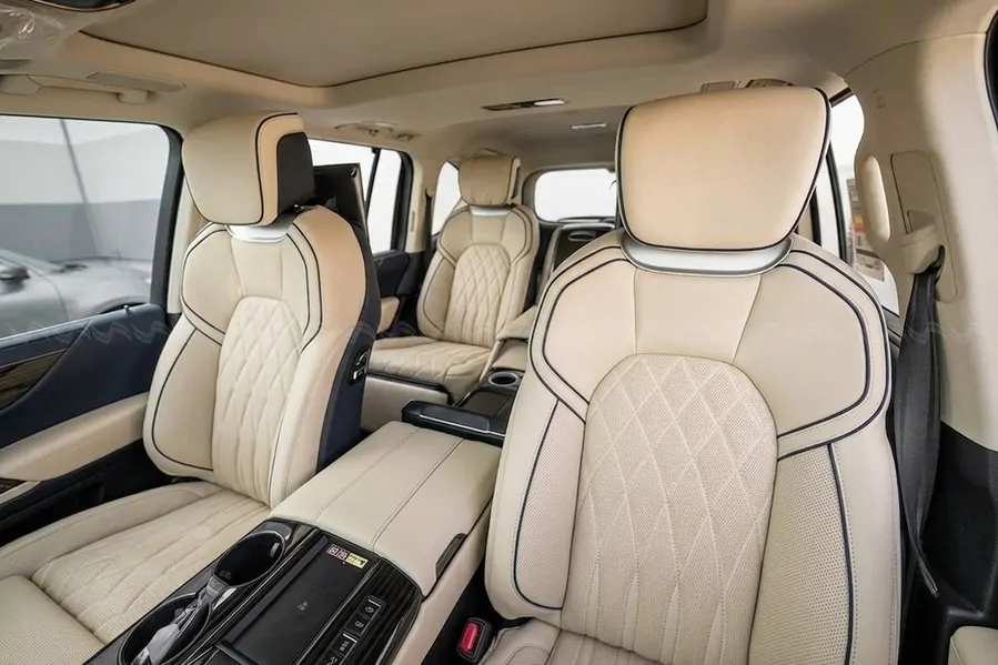 Bọc Nội Thất Xe Lexus LX 600 Da Lemans 1226 Panna Cao Cấp - Ảnh 2