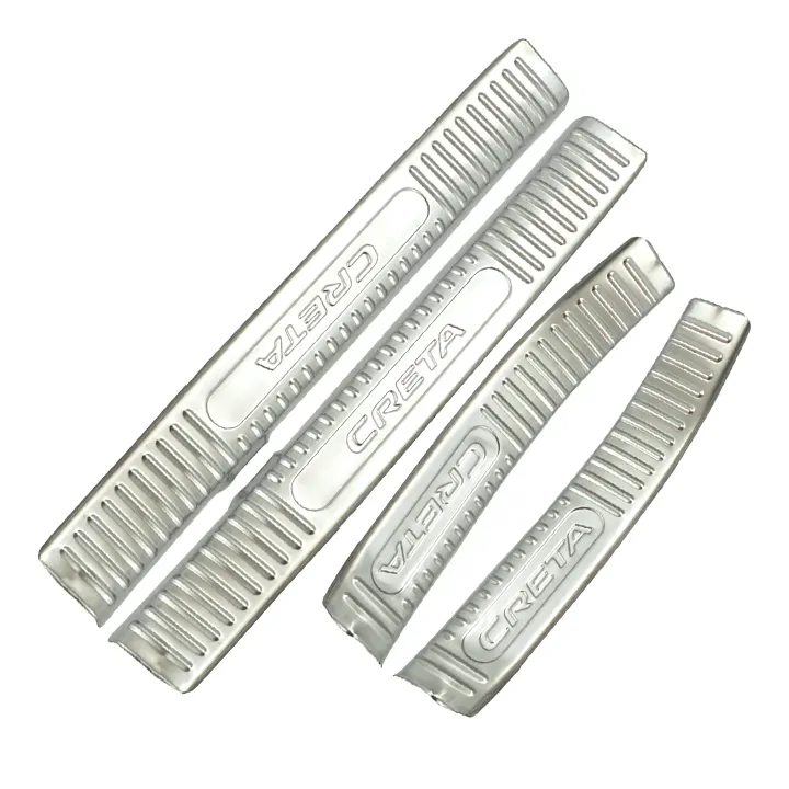 Nẹp Bước Chân Trong Hyundai Creta 2022 Inox - Ảnh 3