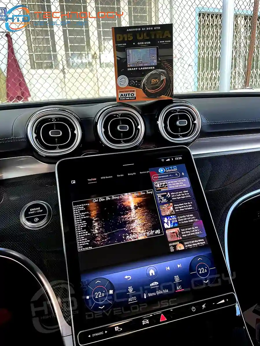 Android box HTD D15 Ultra cho Mercedes C300 - Ảnh 5