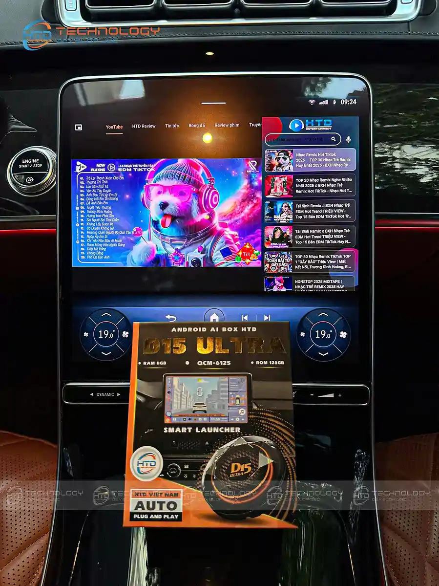 Android box HTD D15 Ultra cho Mercedes S450 - Ảnh 5