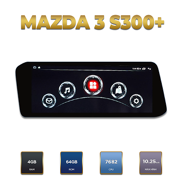 Màn hình android Winca Mazda S300+ 10.25 inch