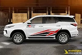 Tem Xe Toyota Fortuner - TFO136