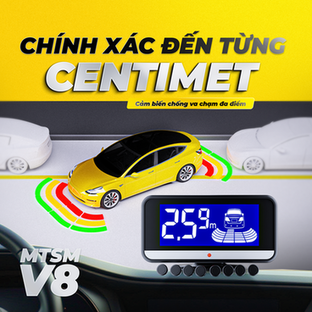 Cảm Biến Lùi Steelmate V8 - An toàn tuyệt đối, Lái xe tự tin - Ảnh 2