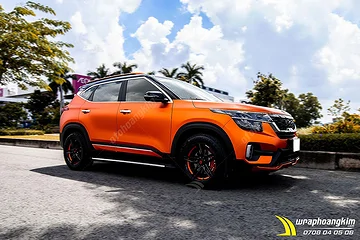 Dán đổi màu cam mờ Kia Seltos
