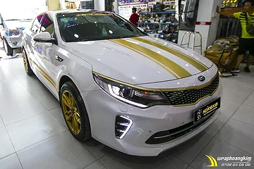 Dán đổi màu Candy trắng Kia Optima