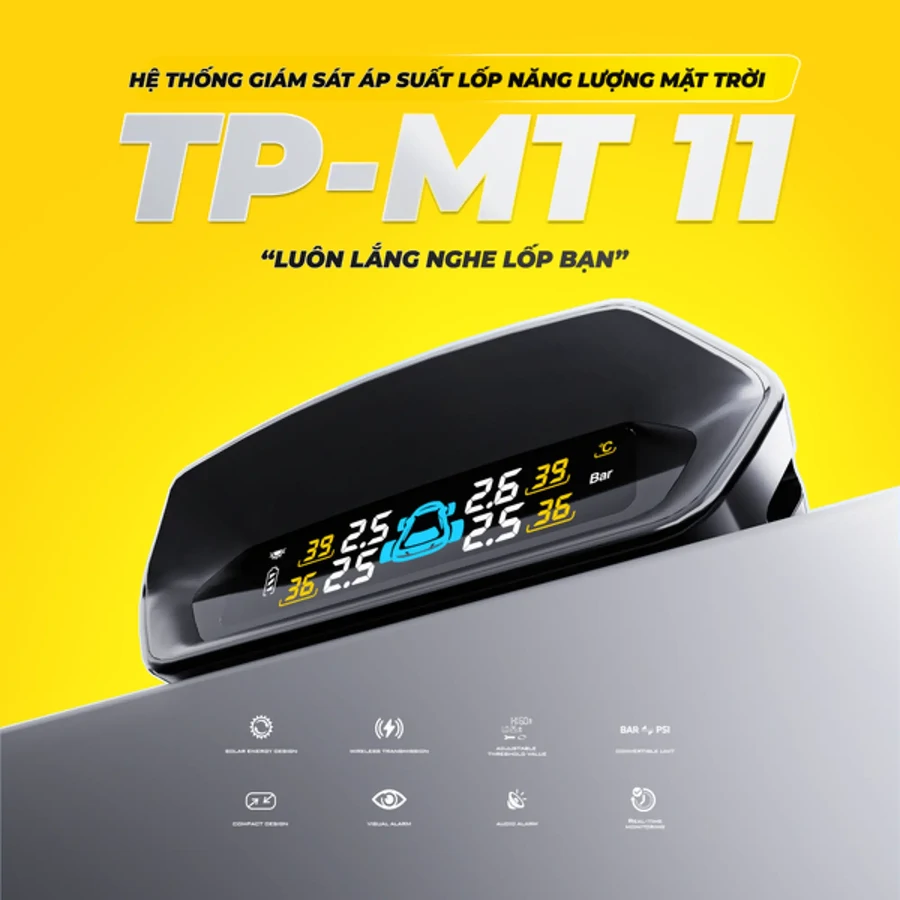 Áp Suất Lốp Steelmate TP - MT11  - Ảnh 1
