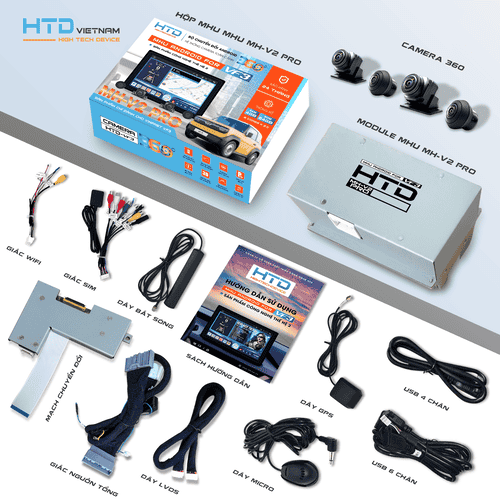 MHU android HTD VF3 360 MH-V2 PRO  - Ảnh 4
