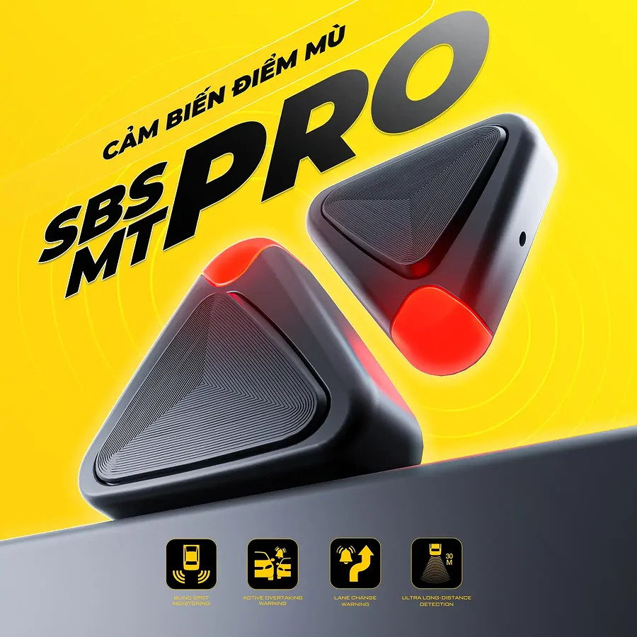 Cảnh Báo Điểm Mù Steelmate SBS - MT PRO  - Ảnh 1