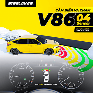 Cảm Biến Lùi Steelmate 4 Mắt V86 dành cho Honda 