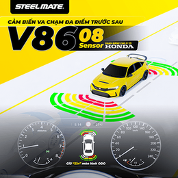 Cảm Biến Lùi Steelmate 8 Mắt V86 dành cho Honda 