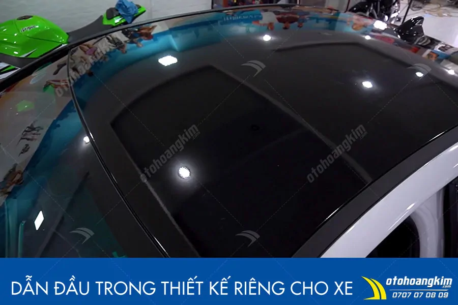 Dán đổi màu nóc đen Vinfast Lux A2.0 - Ảnh 3