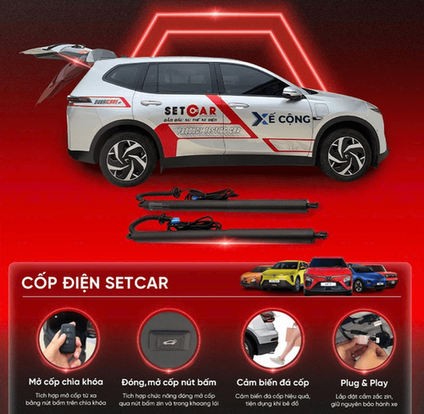 Ty cốp điện Limo Green (Setcar)  - Ảnh 1