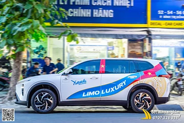 Tem decal cho xe Limo Green - Mẫu Limo Luxury Trống Đồng
