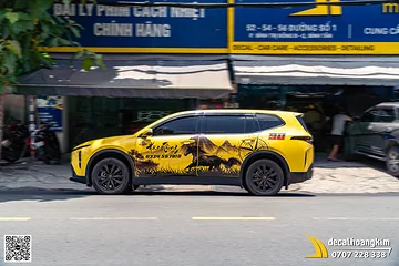 Tem Decal Cho Xe Limo Green - Mẫu Mã Đáo Thành Công La Bàn Vàng