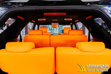 Đổi Màu Nội Thất Fortuner Cam Đen