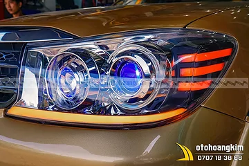 Độ đèn pha Toyota Fortuner 2010