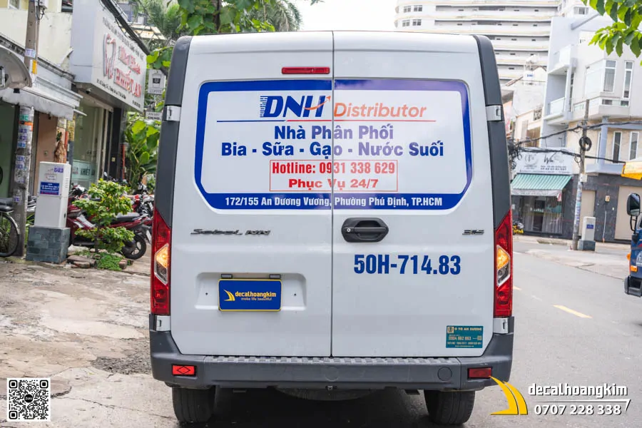 Tem quảng cáo xe Sobol - Thương hiệu DNH Distributor - Ảnh 4