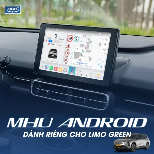 MHU Android Bravigo Limo Green / MPV7 360 - Ảnh 1