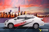 Tem Xe Mitsubishi Attrage - MAT008