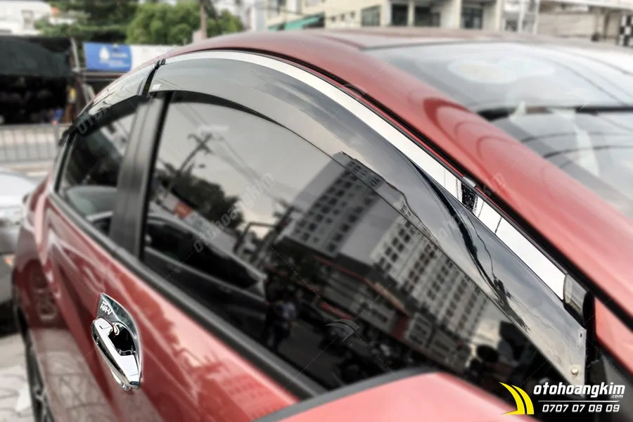 Vè che mưa Honda Hrv [2018-2020] viền inox - Ảnh 5