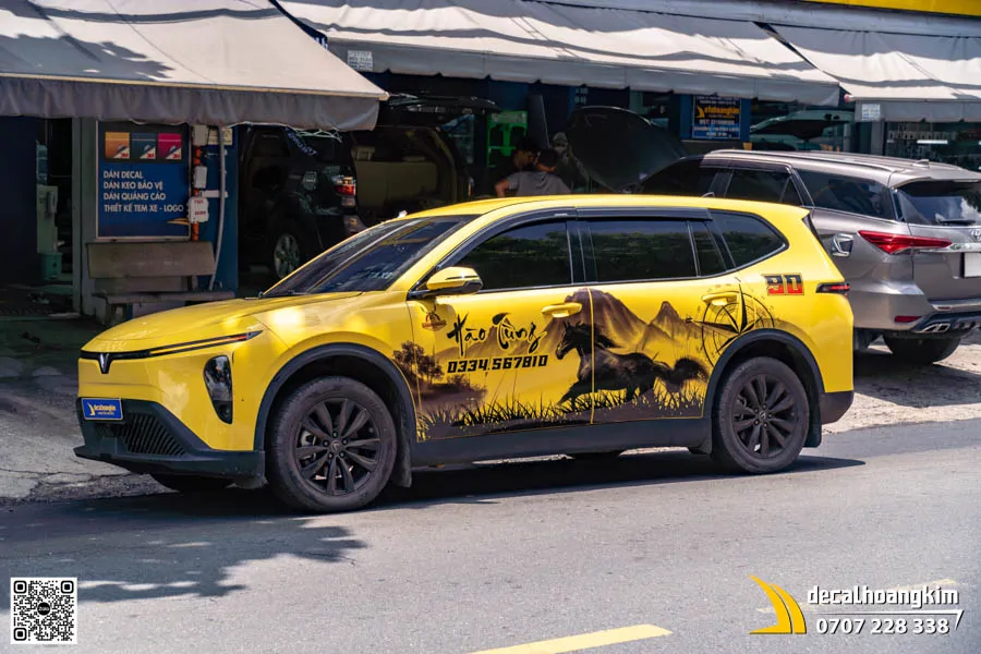 Tem Decal Cho Xe Limo Green - Mẫu Mã Đáo Thành Công La Bàn Vàng - Ảnh 5