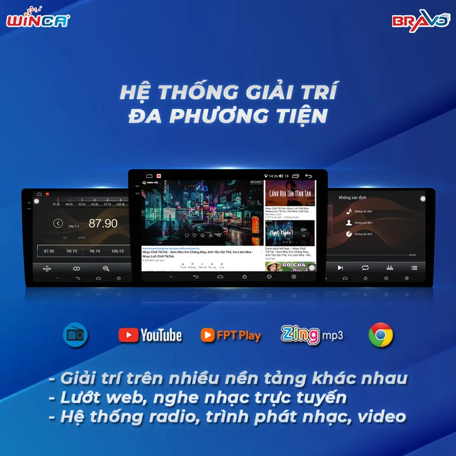 Màn hình android Winca S170+ Pro 360 QLED 2K 9 inch - Ảnh 4