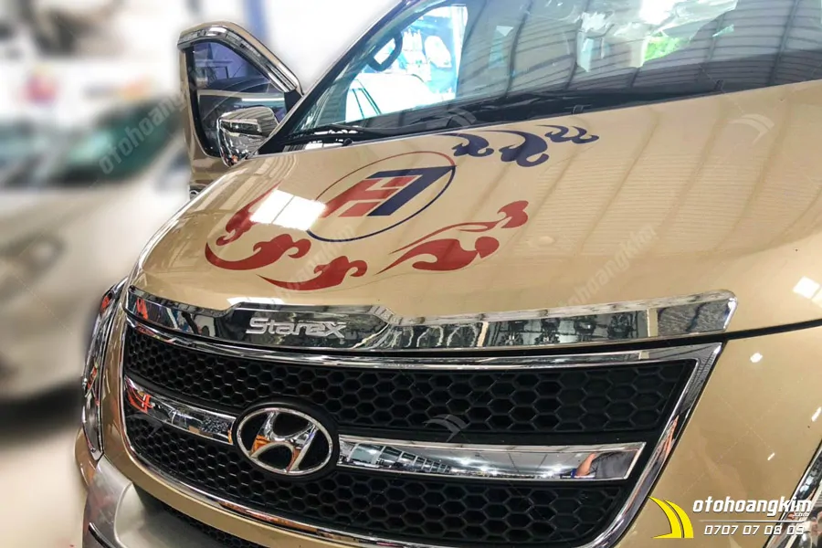 Ốp Ca Lăng Hyundai Starex Mạ Crom - Ảnh 2