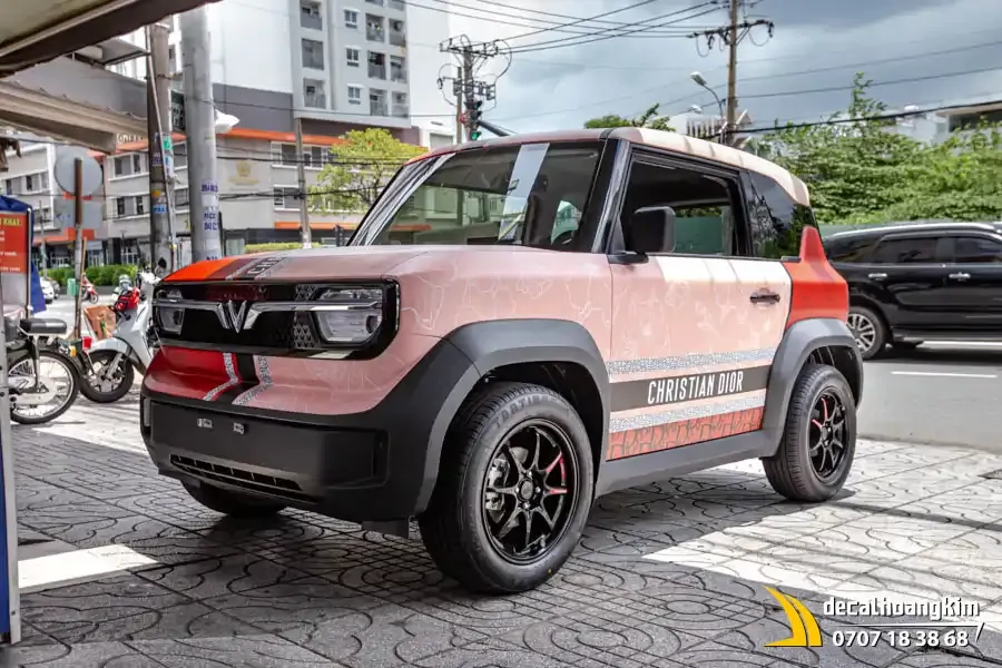 Tem xe Vinfast VF3 - Mẫu tem Dior sang trọng - Ảnh 10