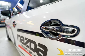 Chén cửa Mazda Cx5 2018 thép không gỉ