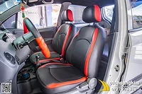 Bọc Áo Ghế Nappa King Xe Chevrolet Đen Đỏ Thể Thao 