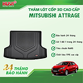Tấm lót cốp 3D HUVI cho Mitsubishi Attrage 2015-2023 & Mirage - ảnh 1