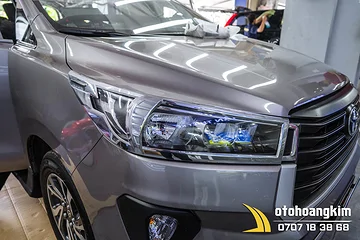 Viền Đèn Trước Toyota Innova 2016 Chất Nhựa Mạ Xi