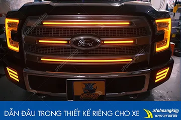 Đèn led mặt ca lăng Ford F150