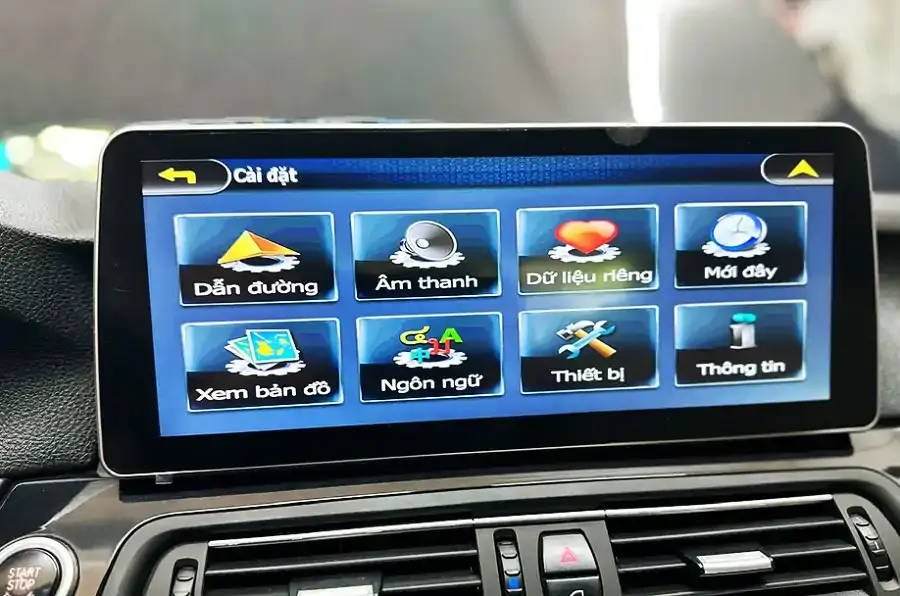 Màn hình android Omas BMW 750i - Ảnh 2