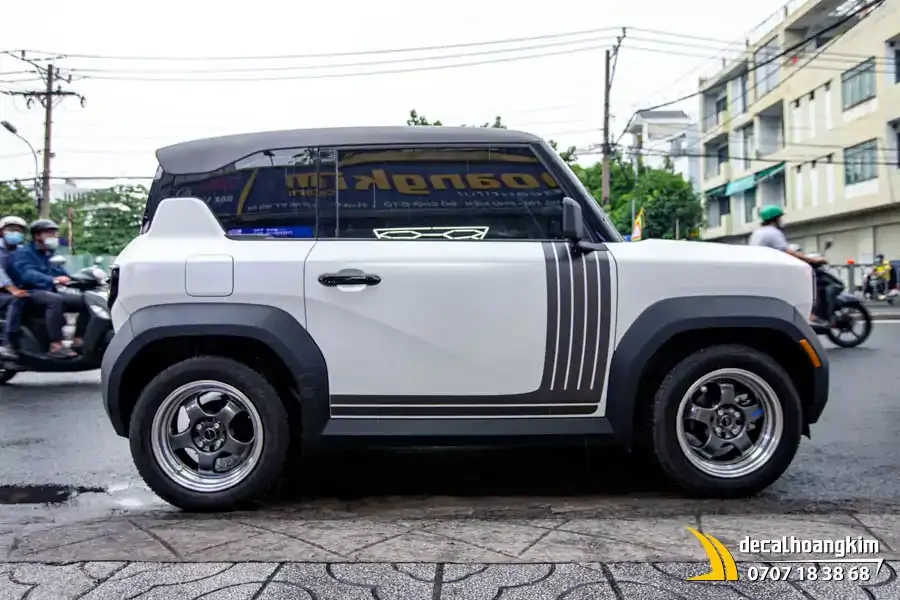 Tem Xe Vinfast VF3 - Tem sọc thể thao - Ảnh 3